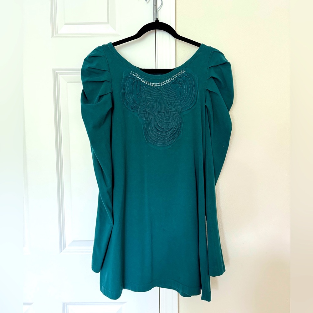 Cotton Dark Green Dress
